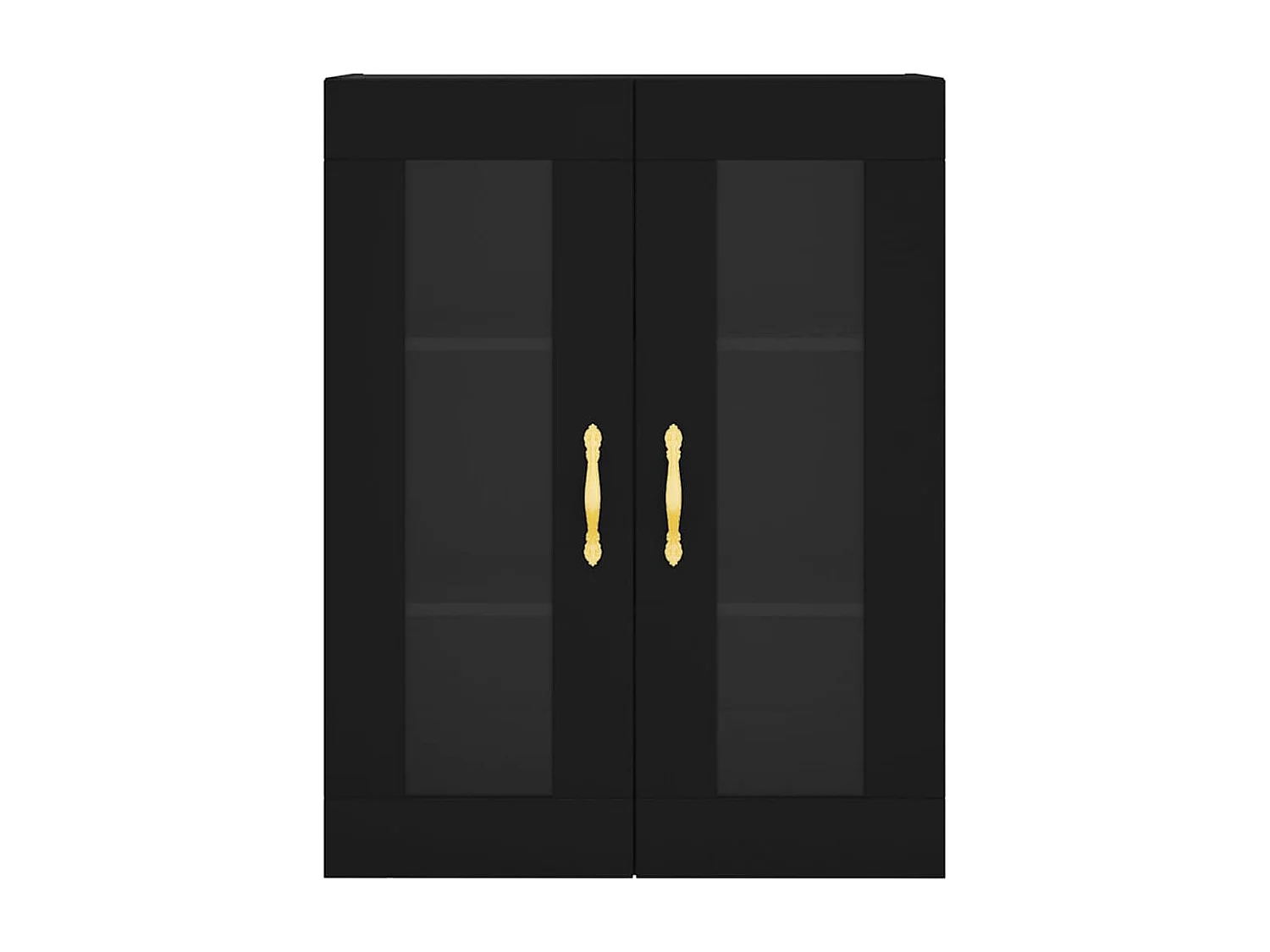 Armoire murale noir 69,5x34x90 cm
