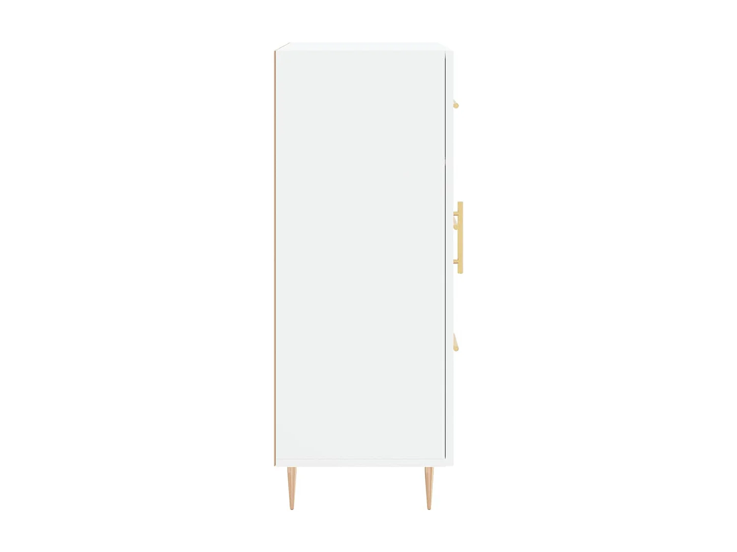 Credenza Bianca 69,5x34x90 cm in Legno Multistrato