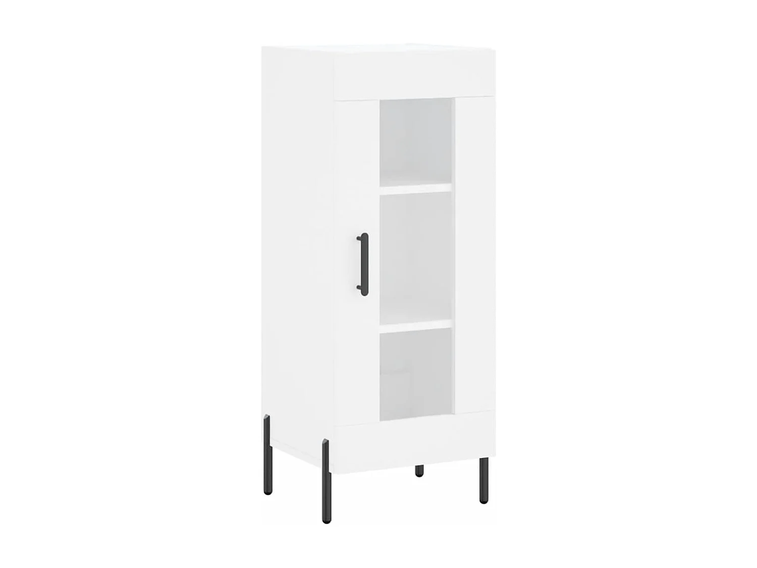 Dressoir 34,5x34x90 cm bewerkt hout wit