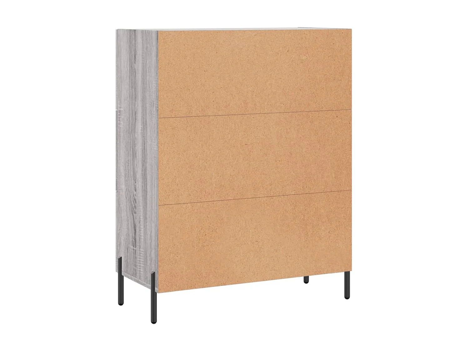 Sideboard Grau Sonoma 69,5x34x90 cm Holzwerkstoff