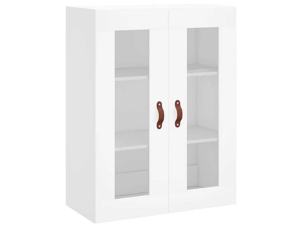 Highboard Weiß 69,5x34x180 cm Holzwerkstoff