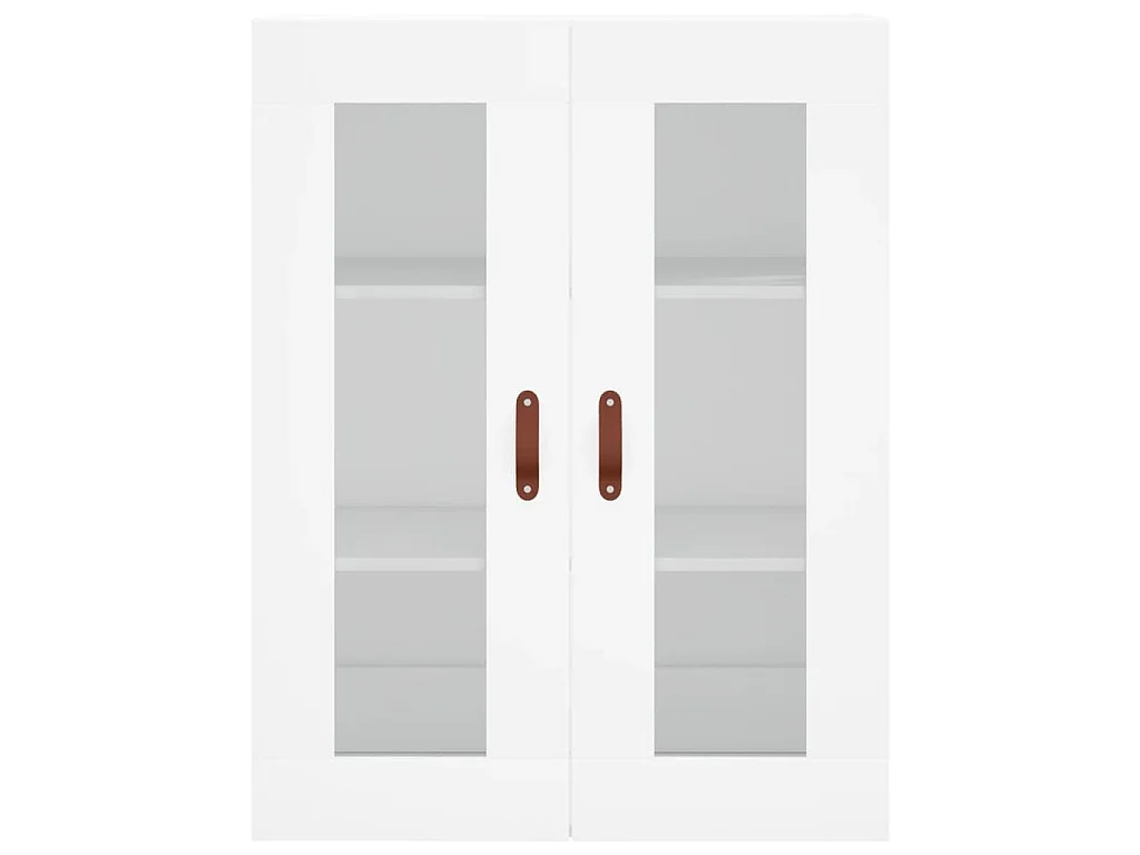 Highboard Weiß 69,5x34x180 cm Holzwerkstoff
