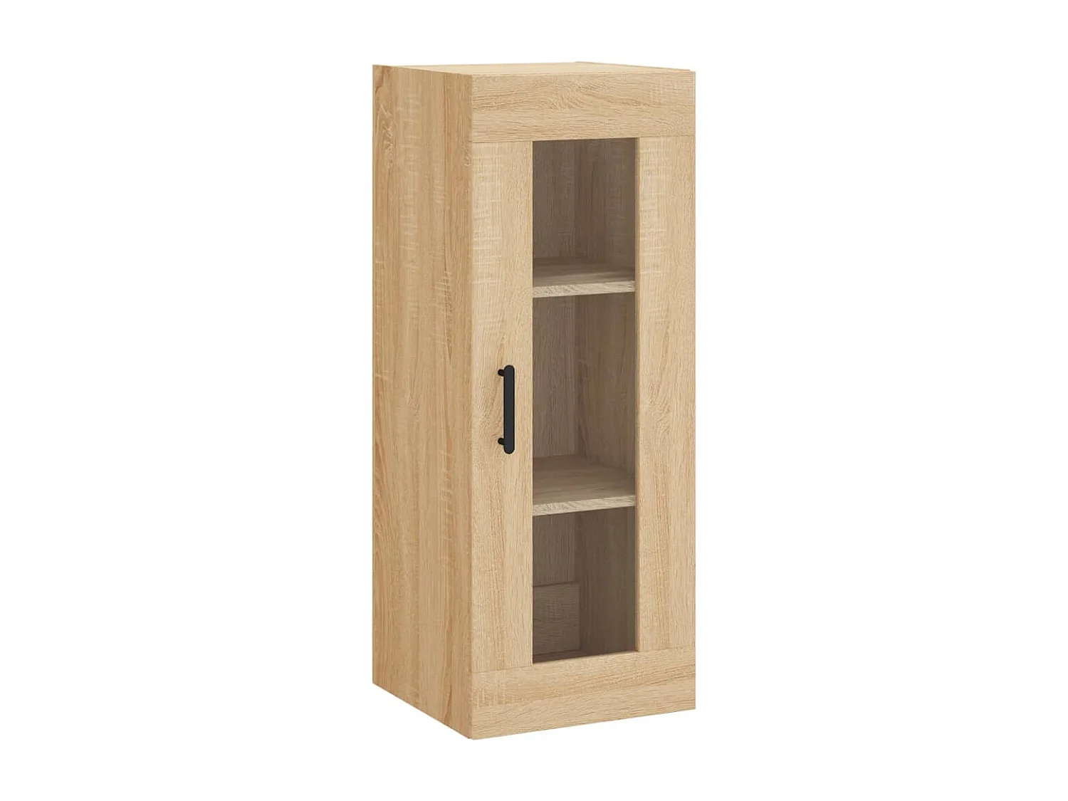 Aparador de madera contrachapada roble Sonoma 34,5x34x180 cm