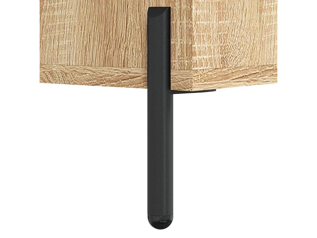 Aparador de madera contrachapada roble Sonoma 34,5x34x180 cm