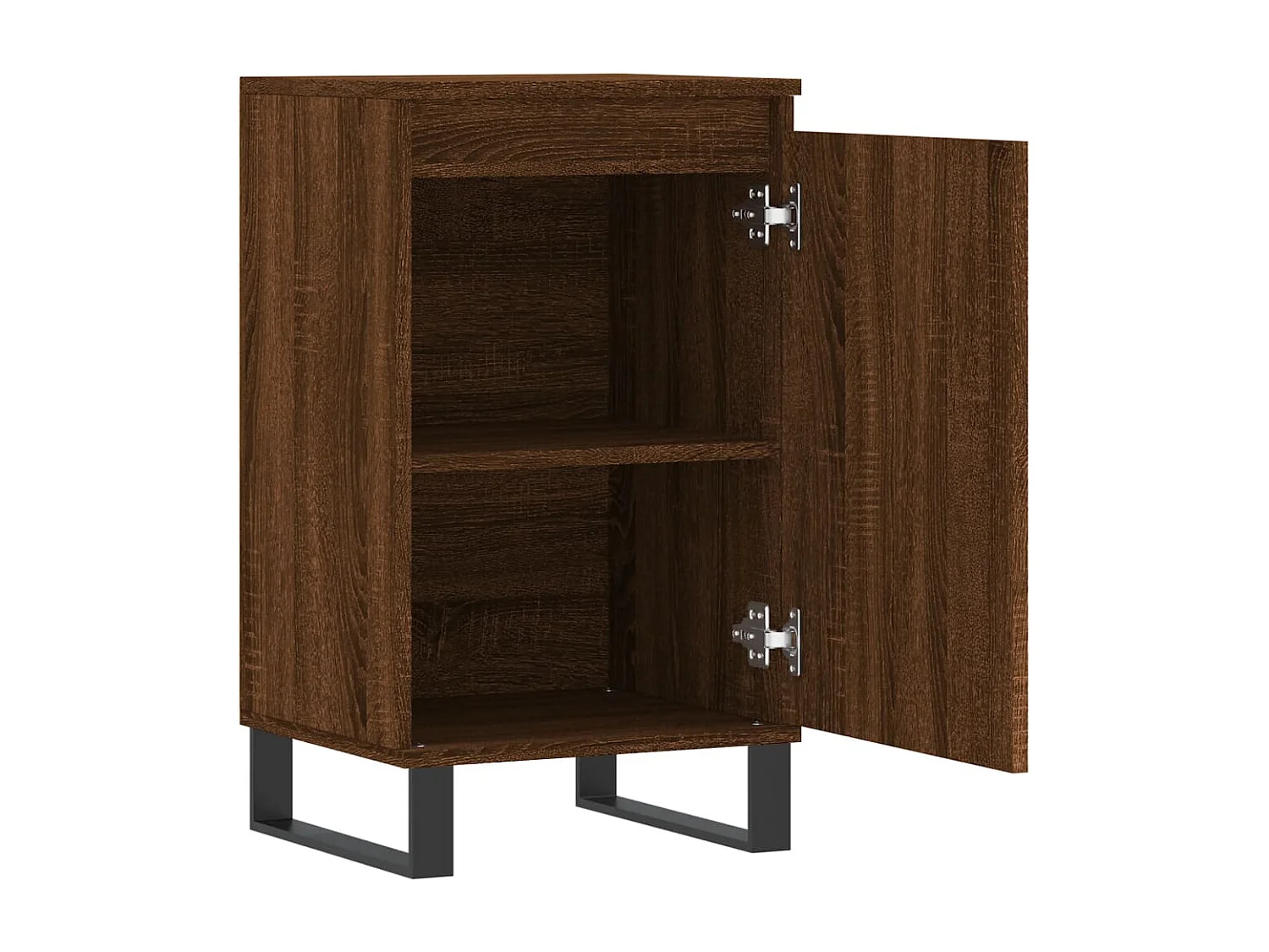 Buffets 2 pcs chêne marron 40x35x70 cm bois d'ingénierie