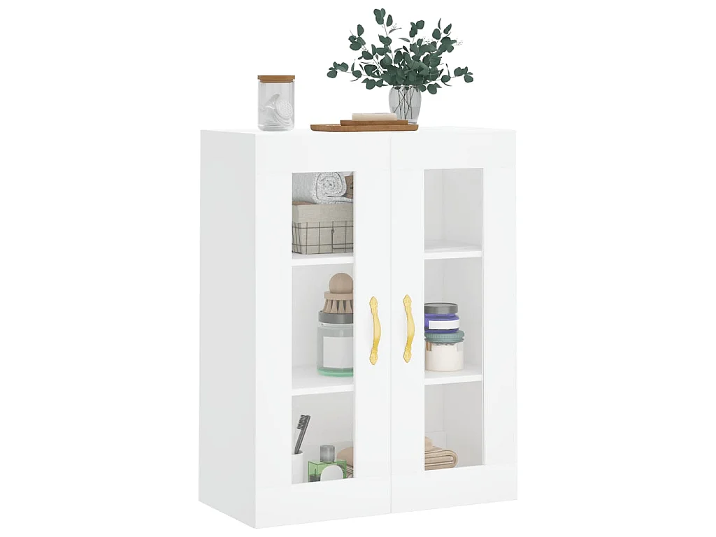 Wandschrank Weiß 69,5x34x90 cm