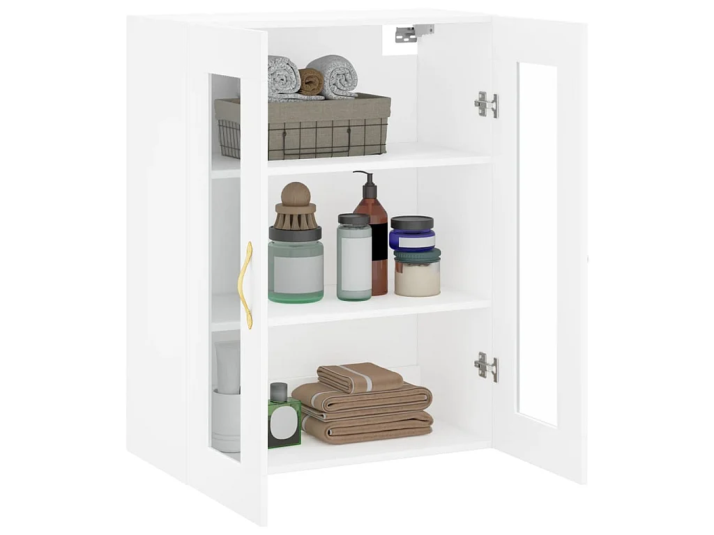 Wandschrank Weiß 69,5x34x90 cm