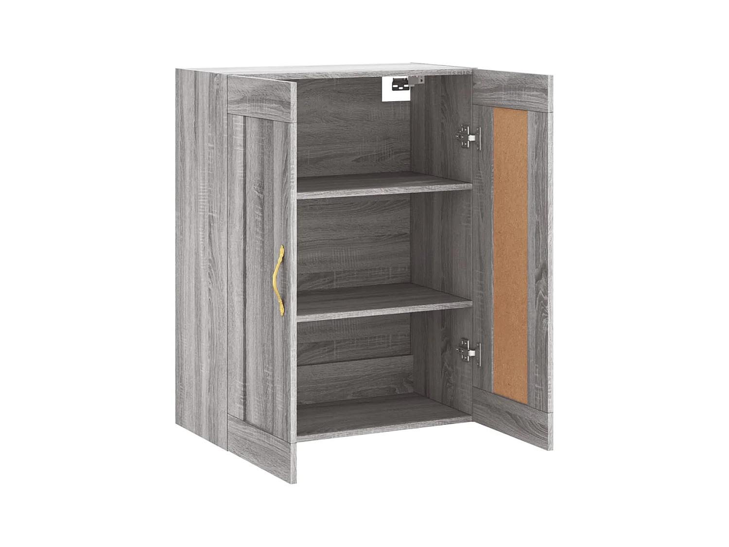 Armoire murale sonoma gris 69,5x34x90 cm bois d'ingénierie
