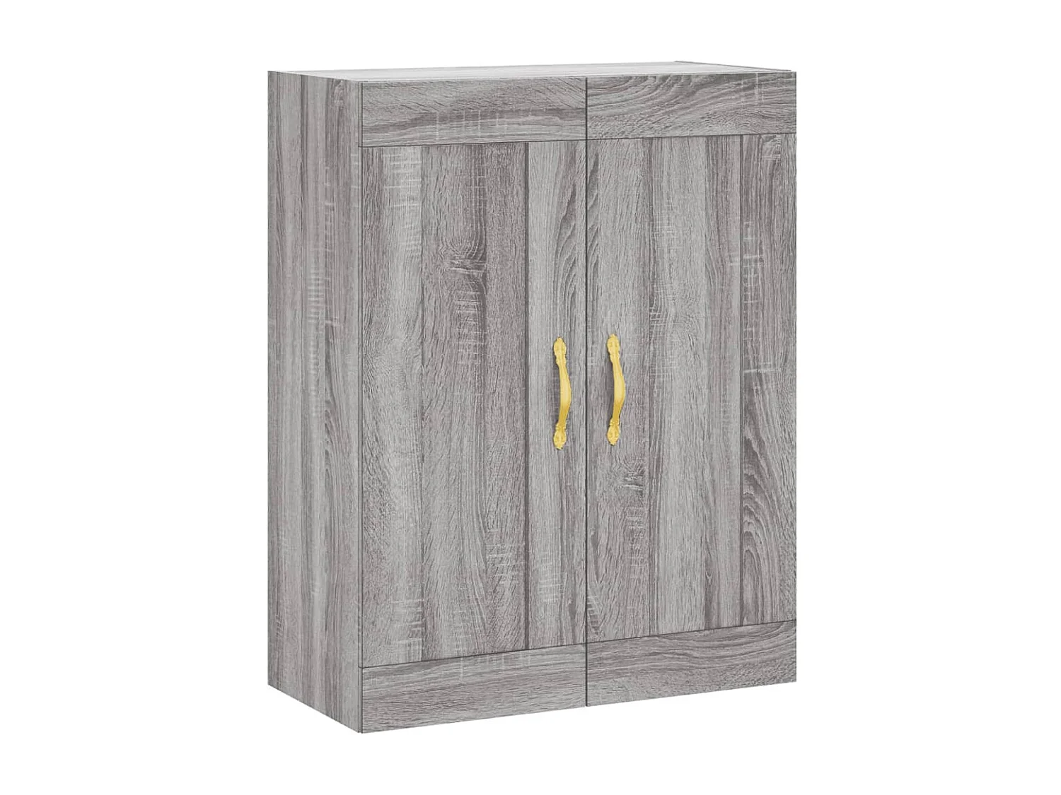 Armoire murale sonoma gris 69,5x34x90 cm bois d'ingénierie