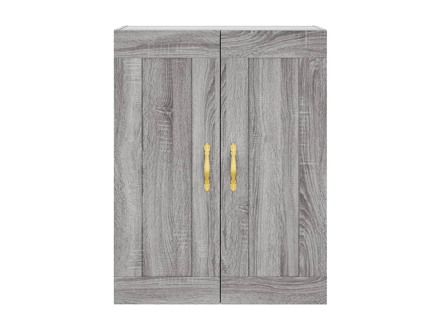 Armoire murale sonoma gris 69,5x34x90 cm bois d'ingénierie