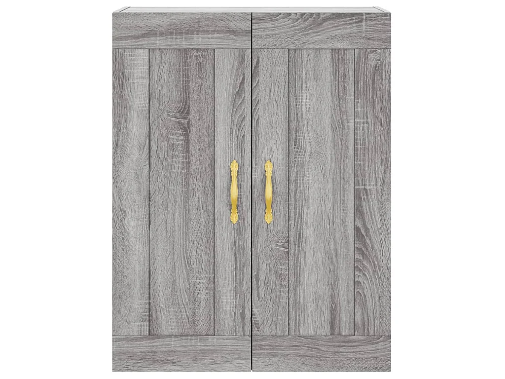 Armoire murale sonoma gris 69,5x34x90 cm bois d'ingénierie