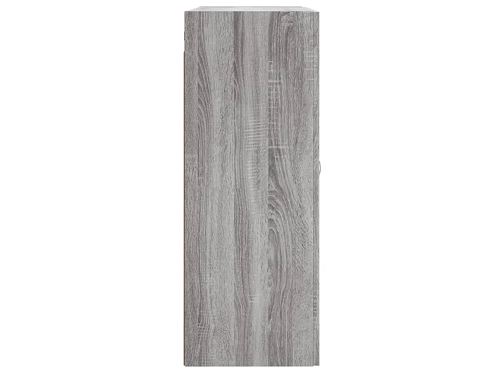 Armoire murale sonoma gris 69,5x34x90 cm bois d'ingénierie