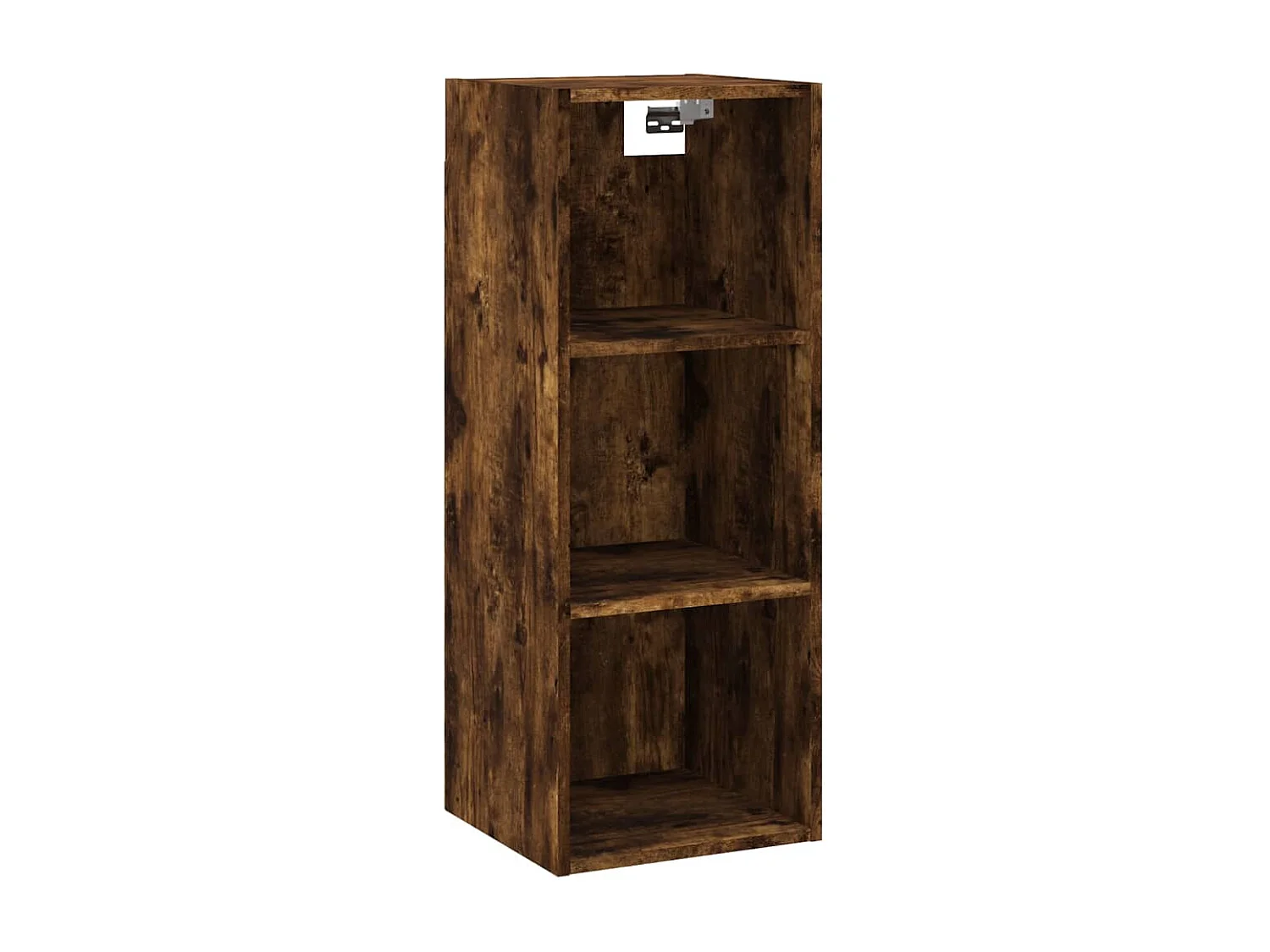 Buffet haut Chêne fumé 34,5x32,5x180 cm Bois d'ingénierie