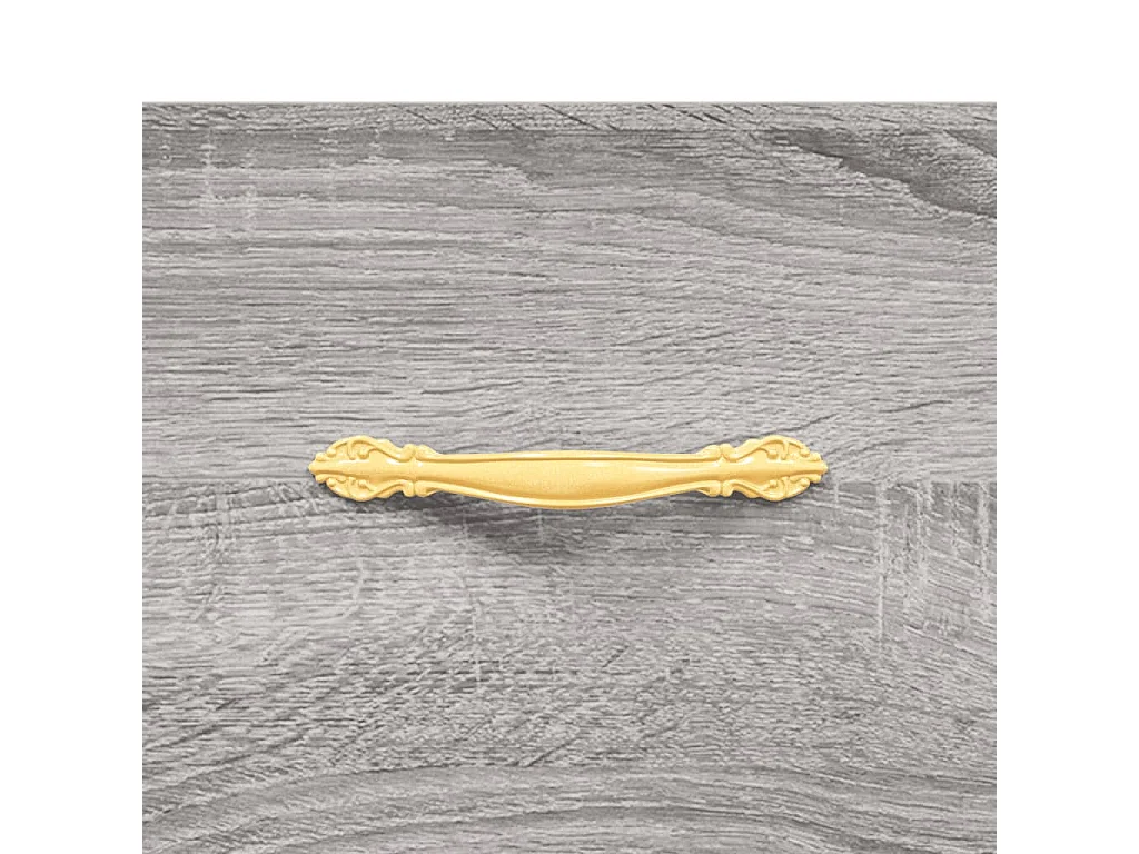 Buffet haut Sonoma gris 69,5x34x180 cm Bois d'ingénierie