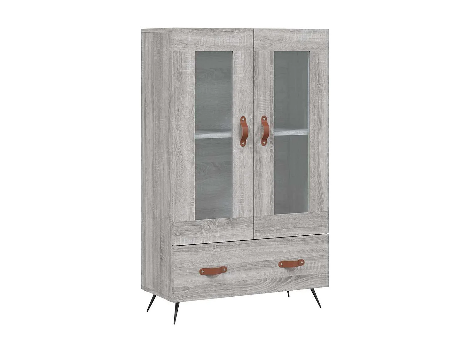 Highboard Grau Sonoma 69,5x31x115 cm Holzwerkstoff