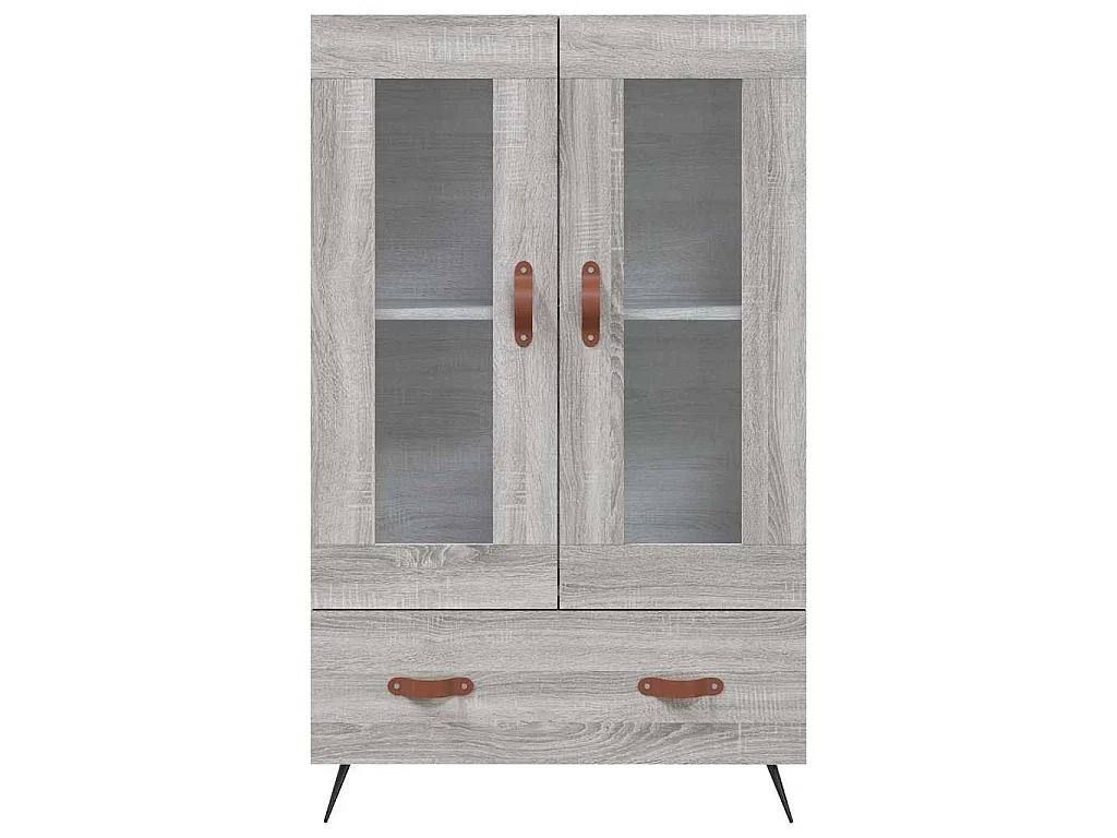 Highboard Grau Sonoma 69,5x31x115 cm Holzwerkstoff