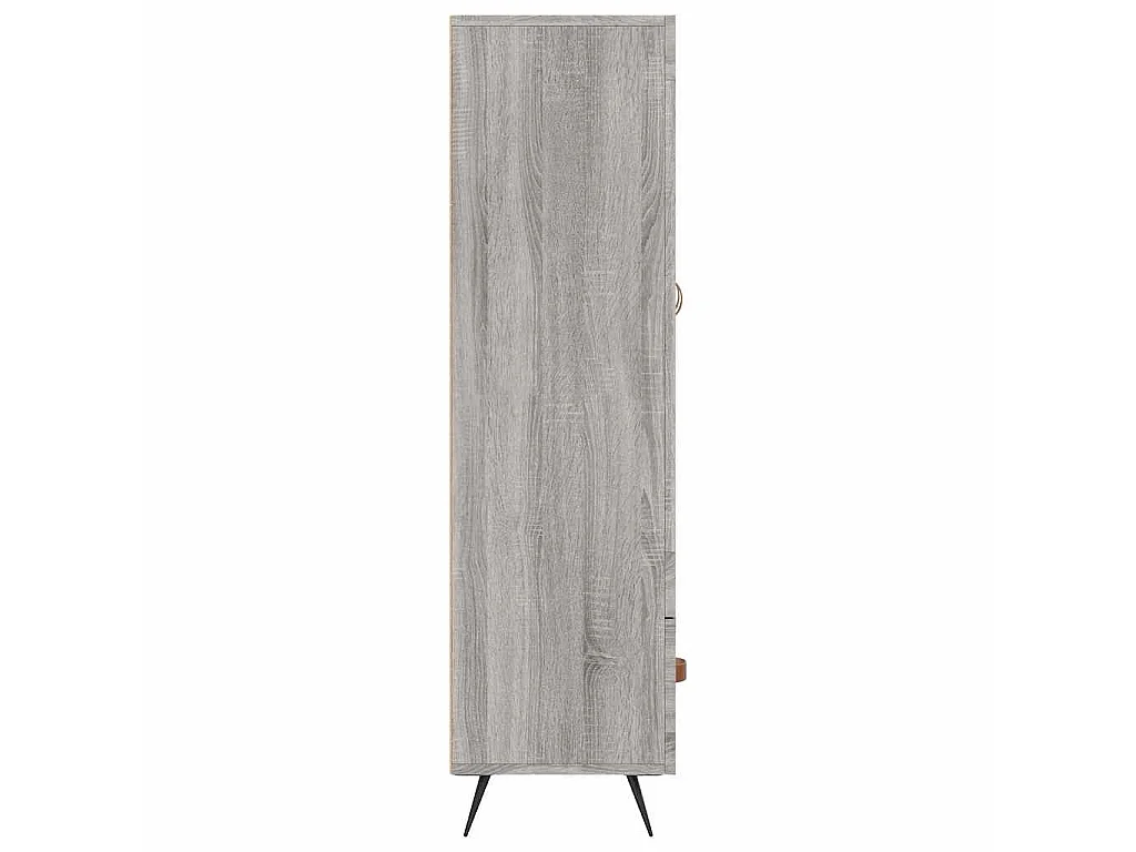 Highboard Grau Sonoma 69,5x31x115 cm Holzwerkstoff
