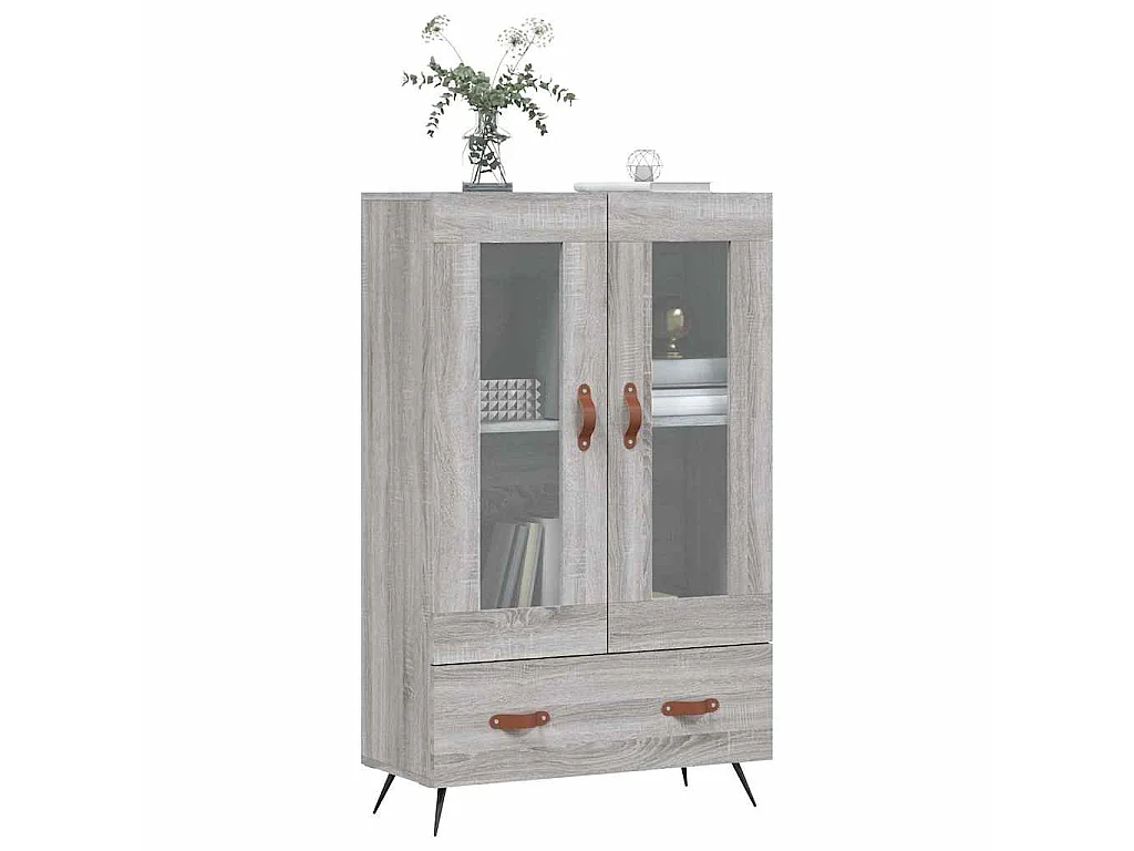 Highboard Grau Sonoma 69,5x31x115 cm Holzwerkstoff