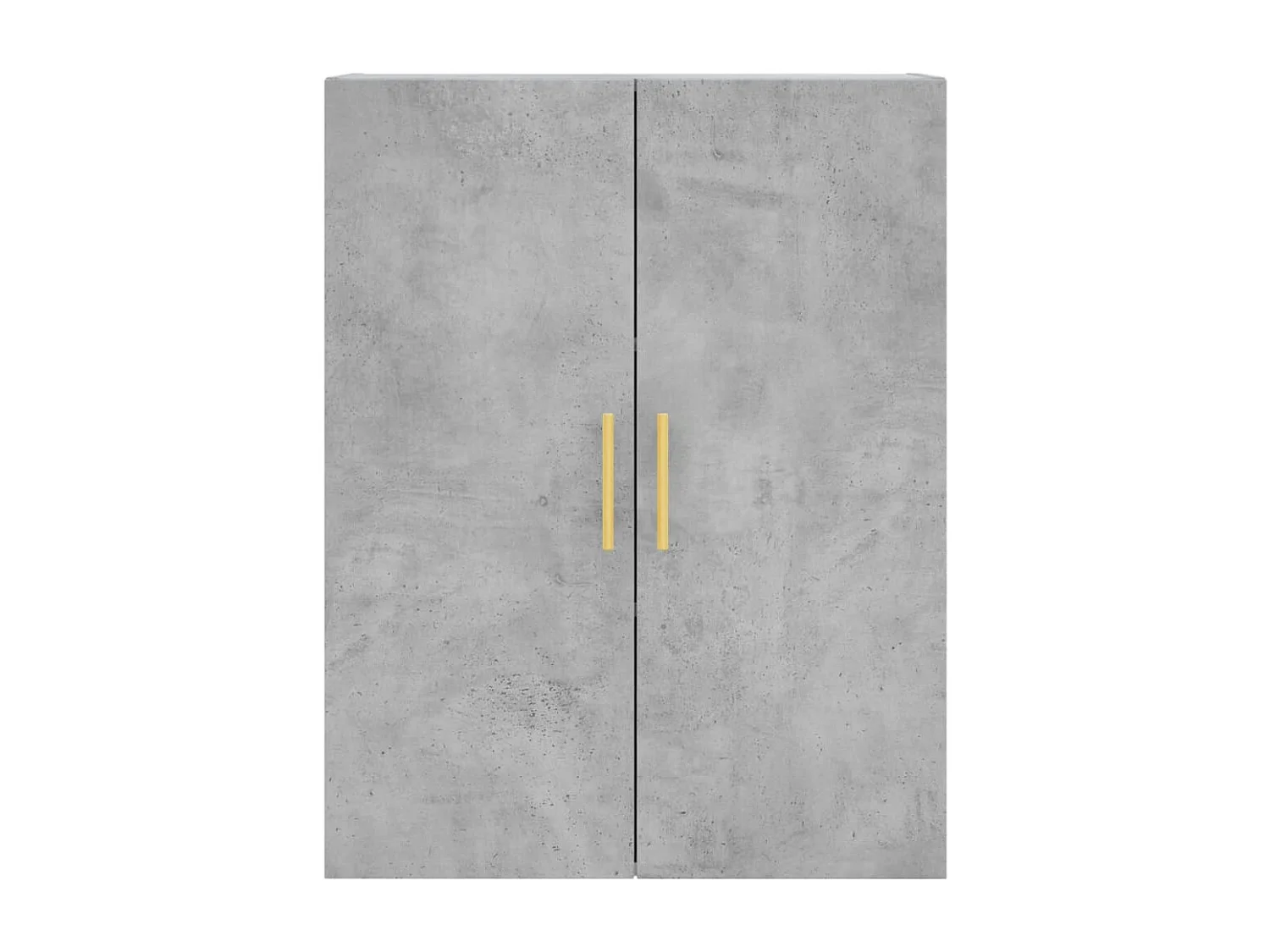 Aparador alto madera contrachapada gris hormigón 69,5x34x180 cm