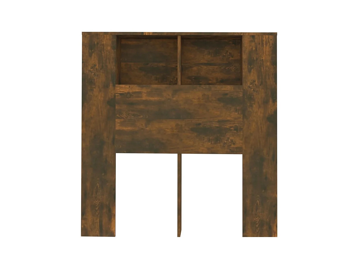 Armoire de tête de lit Chêne fumé 100x18,5x102,5 cm