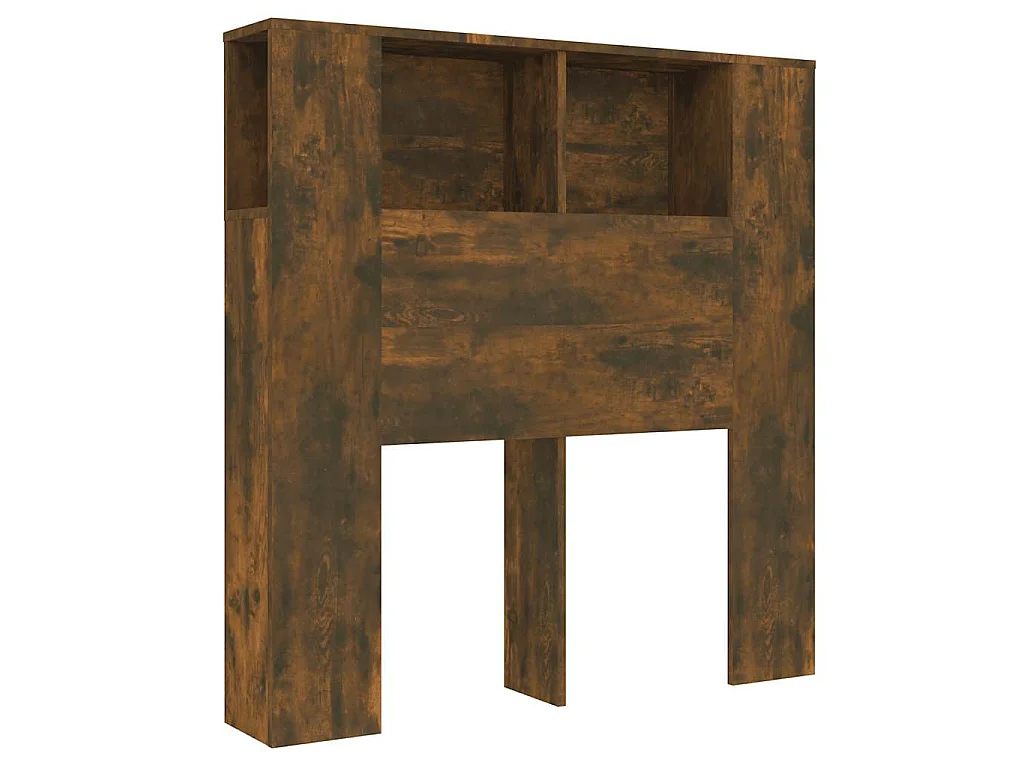 Hoofdbordkast 100x18,5x102,5 cm gerookt eikenkleurig