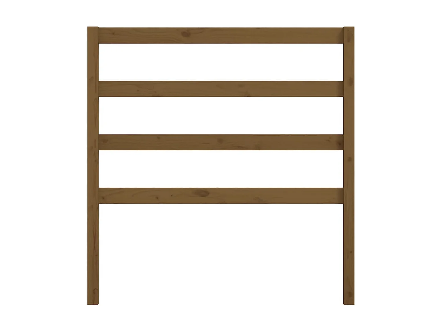 Tête de lit Marron miel 81x4x100 cm Bois massif de pin