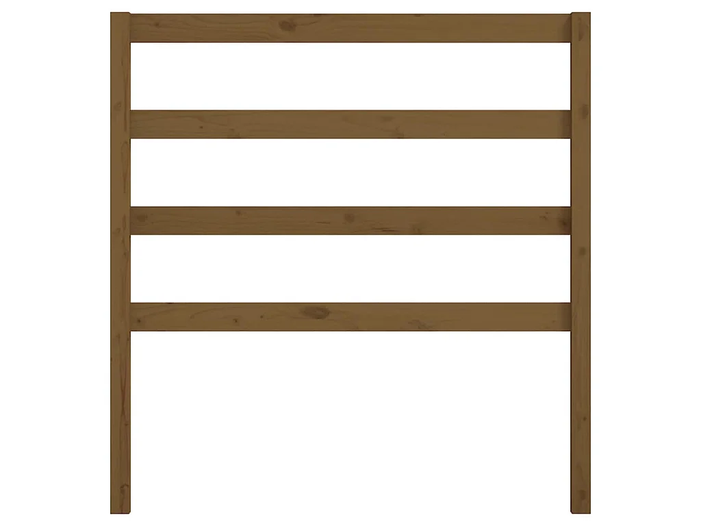 Kopfteil Honigbraun 81x4x100 cm Massivholz Kiefer