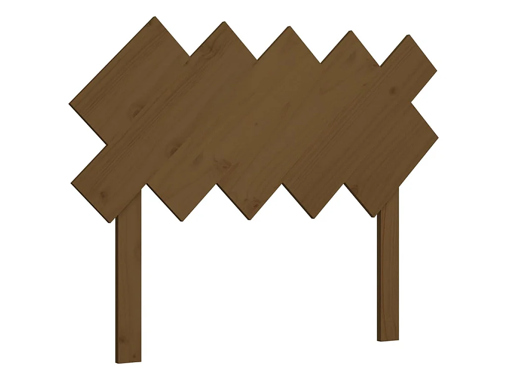 Tête de lit Marron miel 104x3x80,5 cm Bois massif de pin