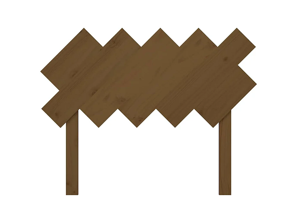 Tête de lit Marron miel 104x3x80,5 cm Bois massif de pin