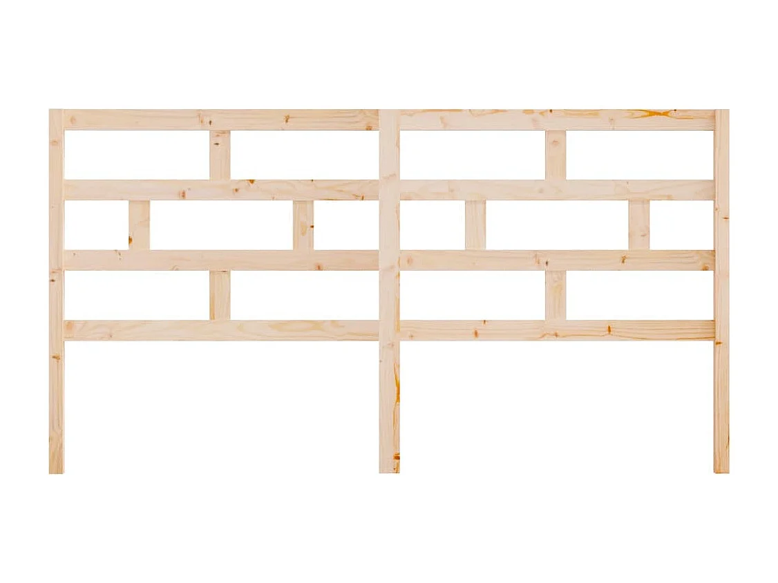 Tête de lit 206x4x100 cm Bois massif de pin