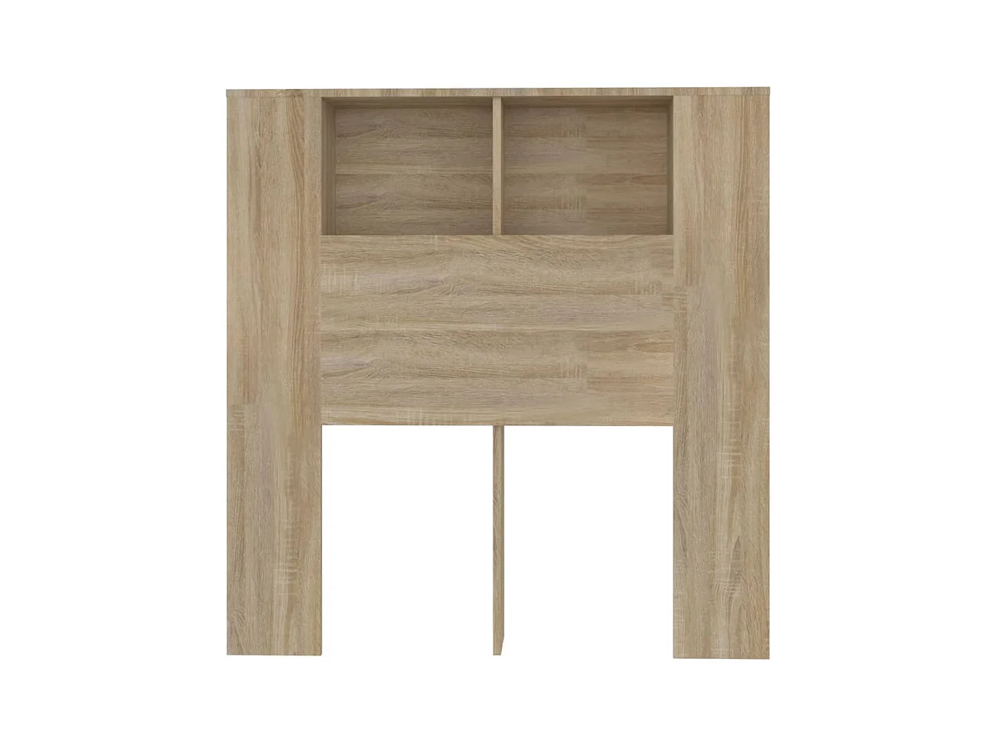 Kopfteil mit Ablagen Sonoma-Eiche 100x18,5x102,5 cm