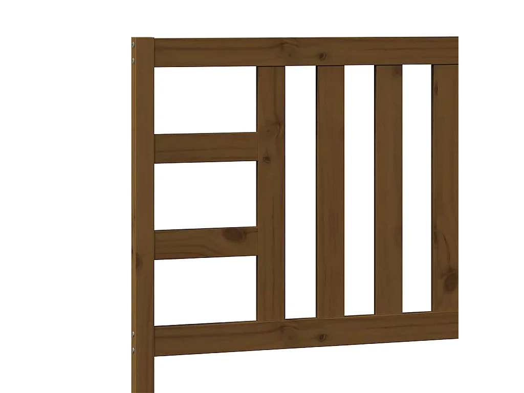 Hoofdbord 96x4x100 cm massief grenenhout honingbruin