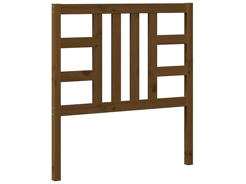 Tête de lit Marron miel 96x4x100 cm Bois massif de pin