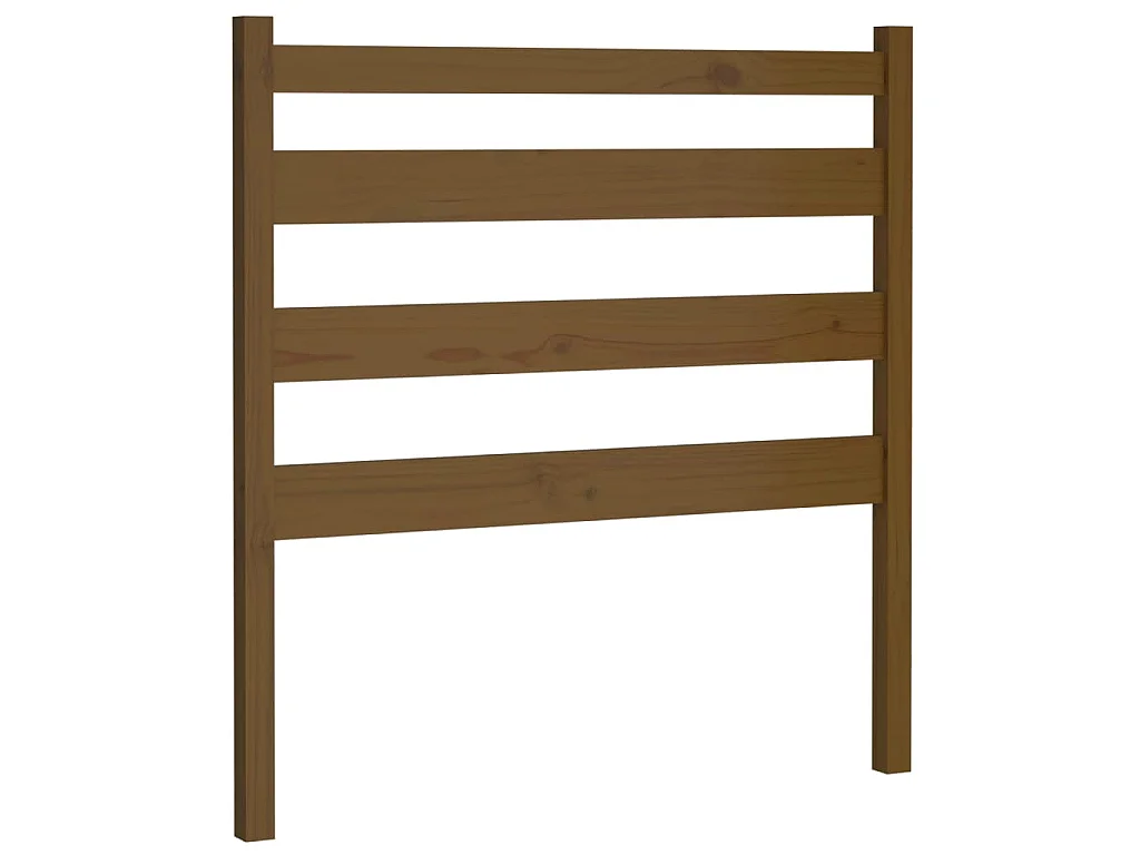 Tête de lit Marron miel 96x4x100 cm Bois massif de pin