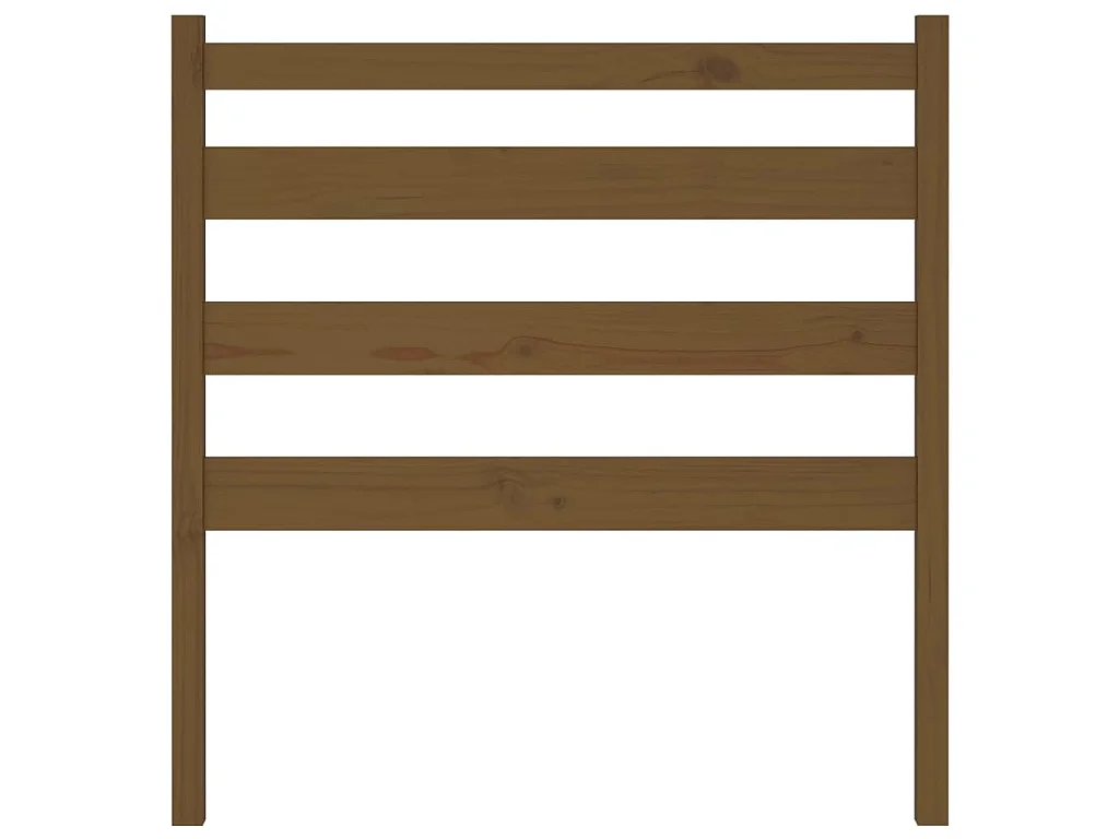 Tête de lit Marron miel 96x4x100 cm Bois massif de pin