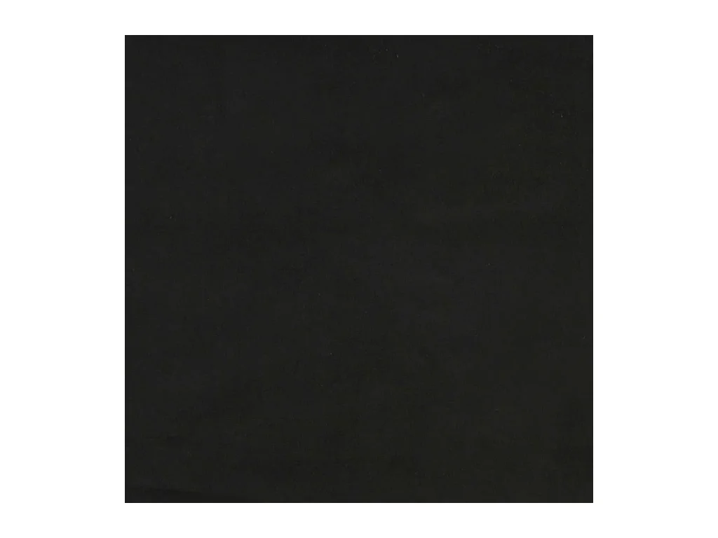 Testiera ad Orecchio Nera 203x23x118/128 cm in Velluto