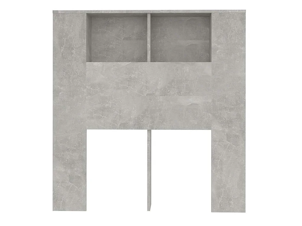 Hoofdbordkast 100x18,5x102,5 cm betongrijs