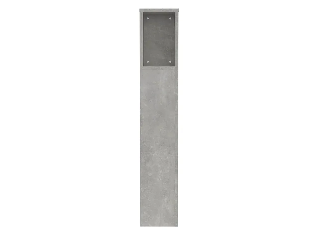 Hoofdbordkast 100x18,5x102,5 cm betongrijs