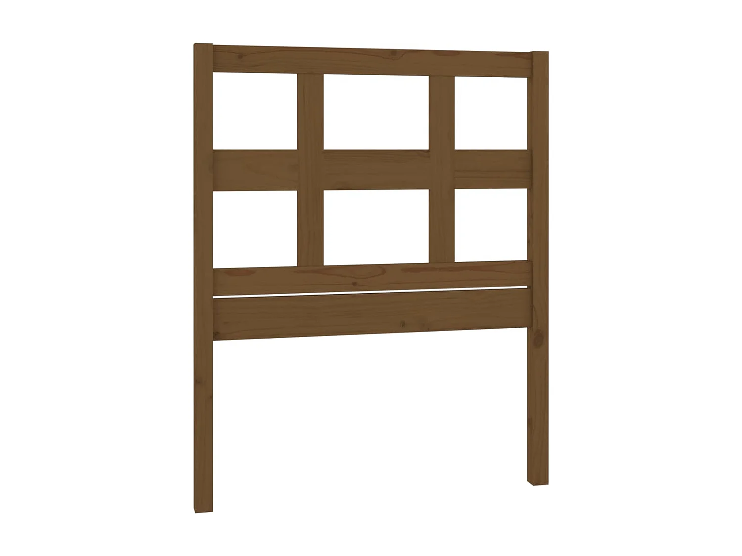 Cabeceira de cama 95,5x4x100 cm pinho maciço castanho mel