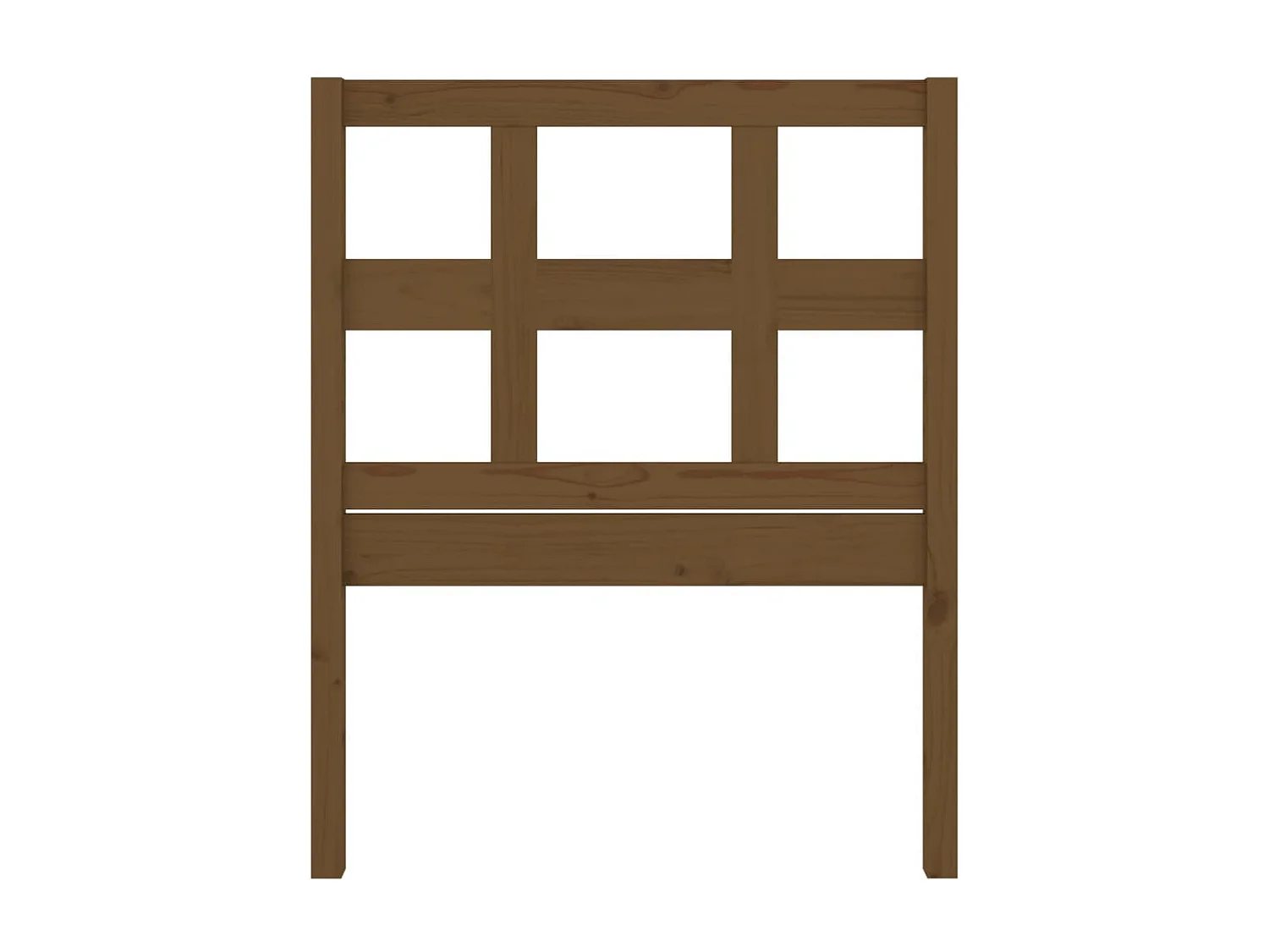 Cabeceira de cama 95,5x4x100 cm pinho maciço castanho mel