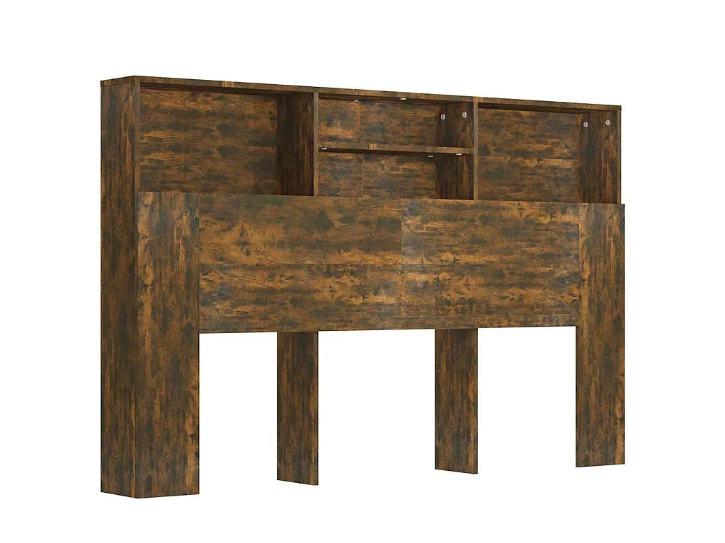 Armário de cabeceira 160x19x103,5 cm cor carvalho fumado