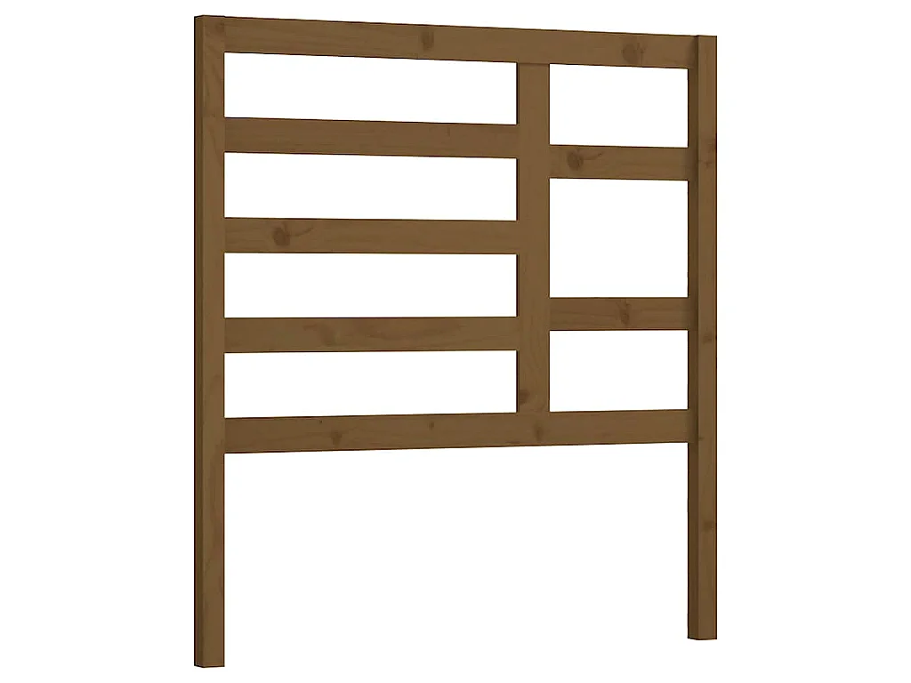 Tête de lit Marron miel 106x4x104 cm Bois massif de pin