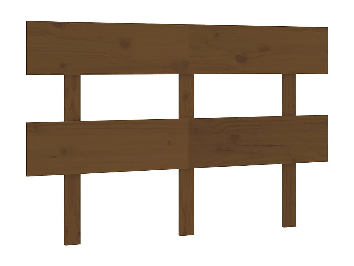 Tête de lit Marron miel 138x3x81 cm Bois massif de pin