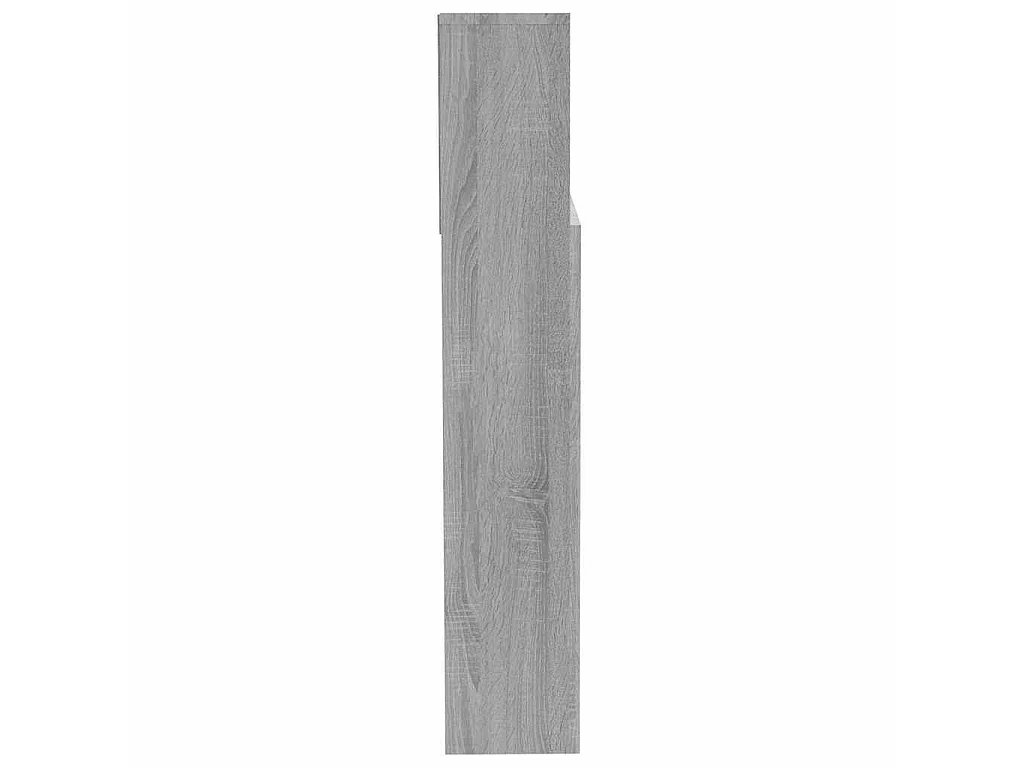 Armário de cabeceira 200x19x103,5 cm sonoma cinzento