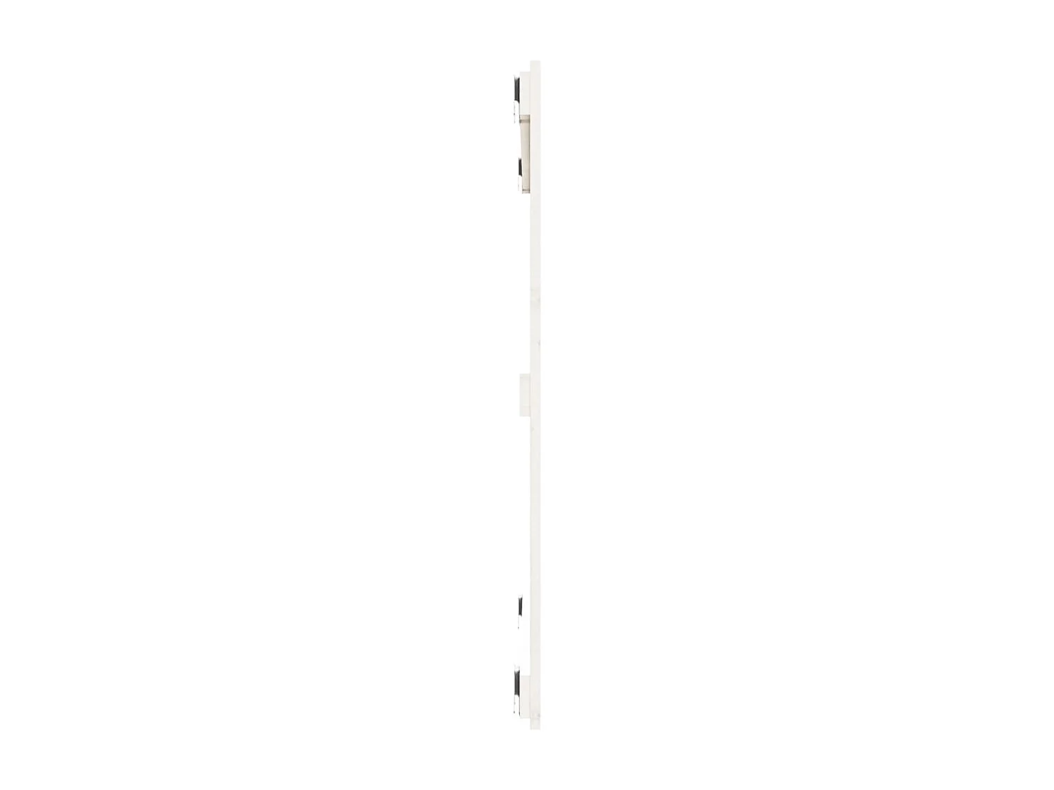 Wandhoofdbord 95,5x3x90 cm massief grenenhout wit