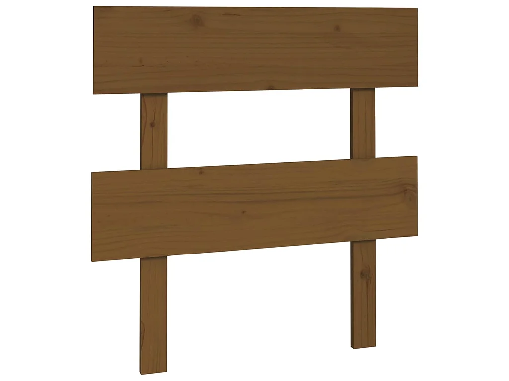 Tête de lit Marron miel 103,5x3x81 cm Bois massif de pin