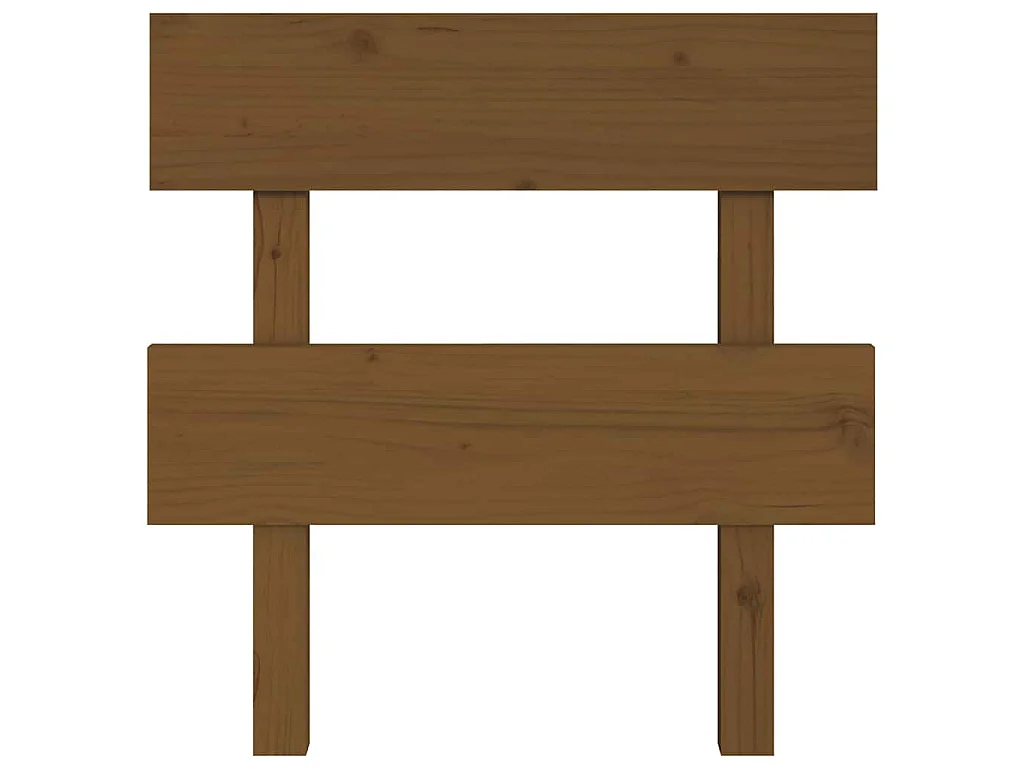 Tête de lit Marron miel 103,5x3x81 cm Bois massif de pin