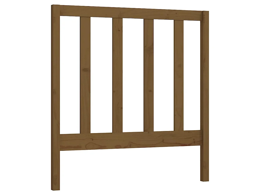 Tête de lit Marron miel 95x4x100 cm Bois massif de pin