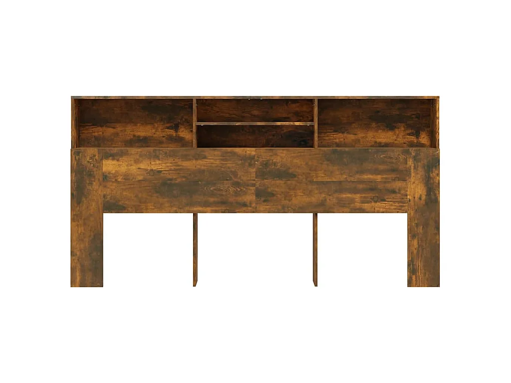 Armário de cabeceira 200x19x103,5 cm cor carvalho fumado