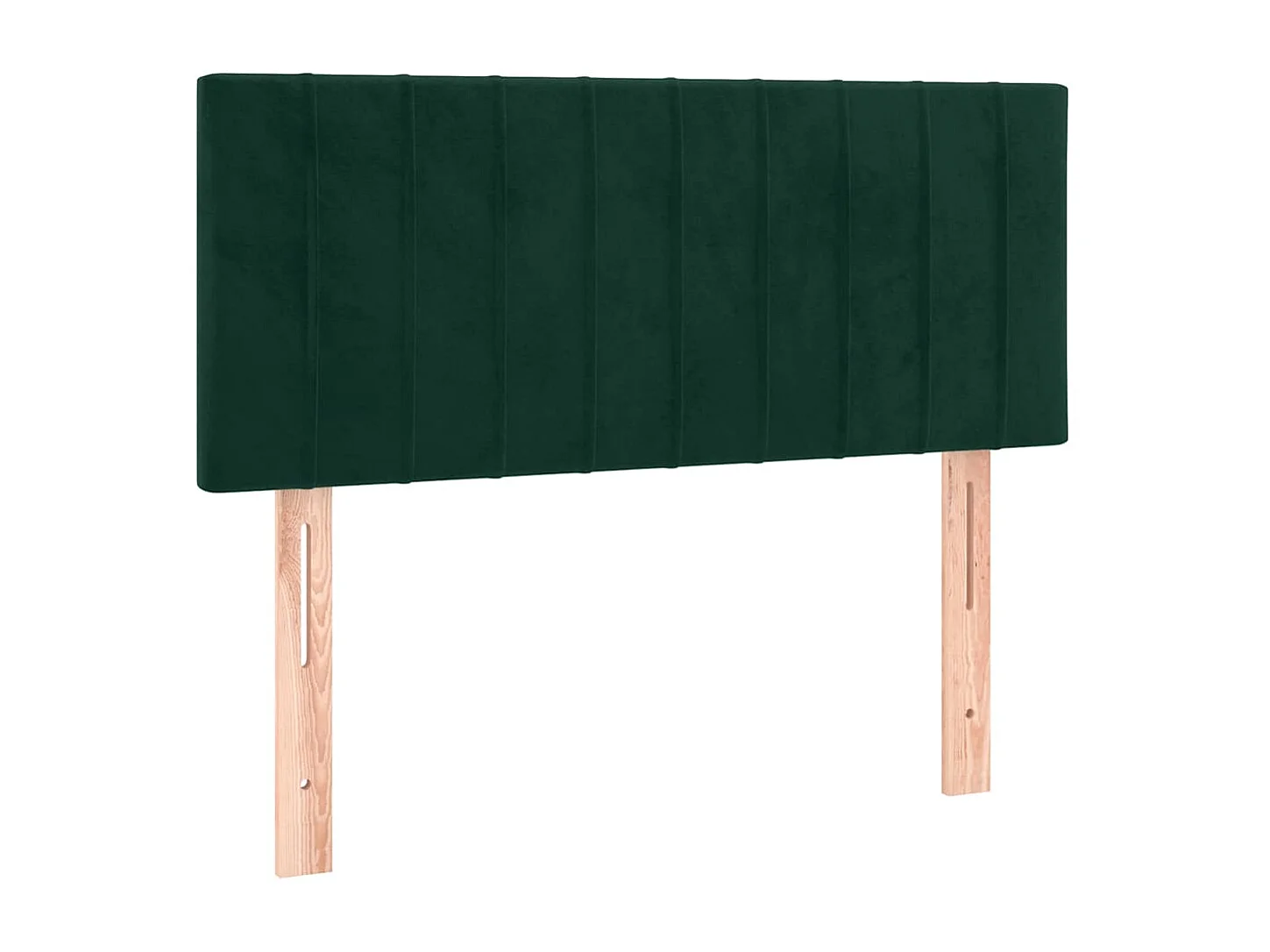 Tête de lit Vert foncé 90x5x78/88 cm Velours